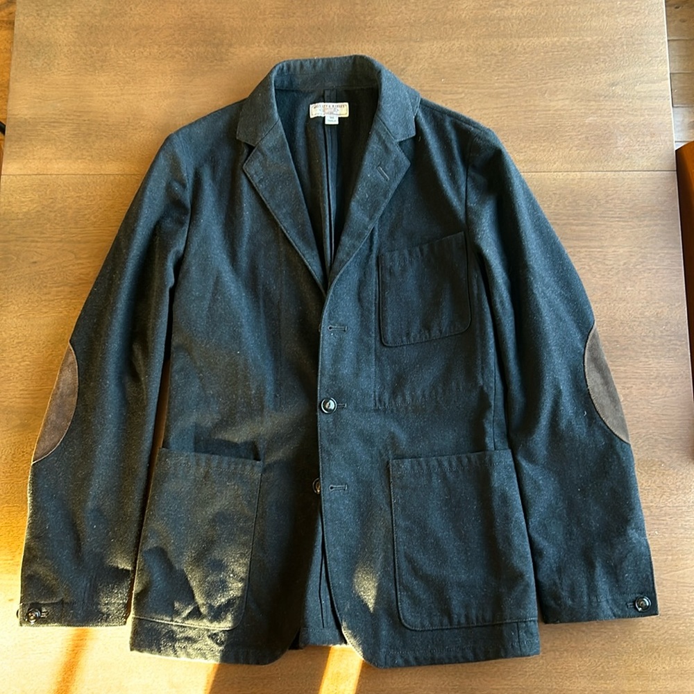 J.Crew x Wallace and Barnes field suit jacket